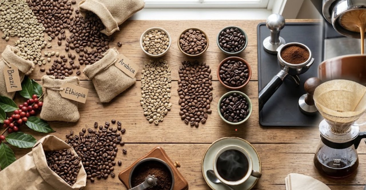 Tipuri de cafea: ghid complet pentru alegerea cafelei potrivite