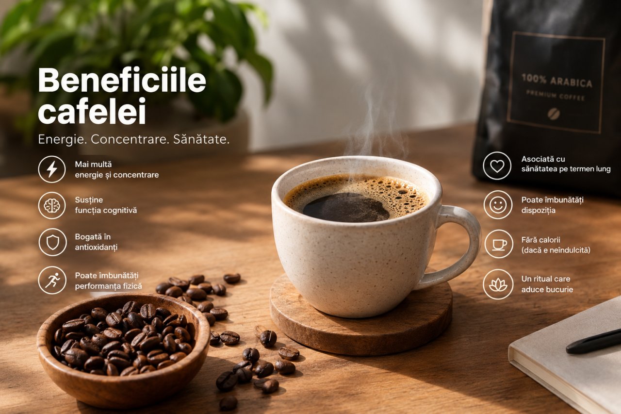 Beneficiile cafelei: 7 motive științifice să o bei zilnic